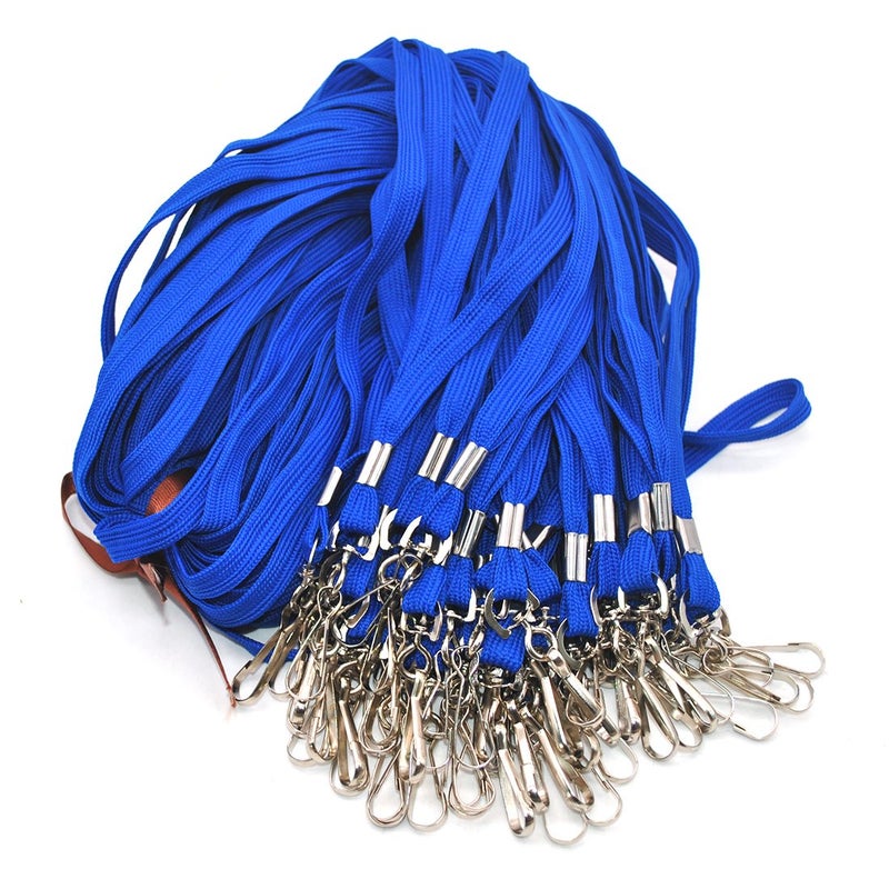 Bird Fiy Bulk Lanyard 32" Flat Lanyards with Swivel Hook Attachment Lanyards With Clip (Blue) - Image 4